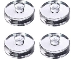 Fermenteergewichten Set - Glazen Gewichten - Voedsel Fermenteren - Met Handvat - 4 stuks 7 cm - Transparant