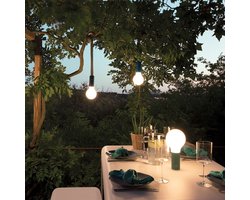 Fermob Aplô outdoor lamp - Ø11.5x24.5 cm - Carbone - Mobiele lamp