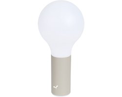 Fermob Aplô outdoor lamp - Ø11.5x24.5 cm - Gris argile - Mobiele lamp