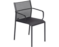 Fermob Cadiz stoel met armleuning carbone