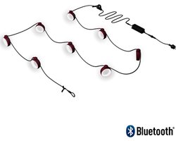 Fermob Hoopik outdoor lichtslinger - 6.2 m - Cerise noir
