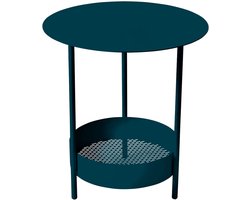 Fermob Salsa bijzettafel H55cm D50cm bleu acapulco
