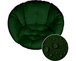 FEROCITY - Schommelstoelkussen - Tuinschommelhoes - Voor rotan meubels - 60 x 60 cm - Polyester - Groen