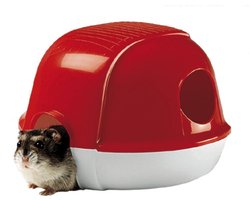 Ferplast 16x13x11 Cm Hamsterhuis Rood