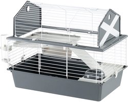 Ferplast Barn 80 - Knaagdierkooi - Grijs - 78 x 48 x 65 cm