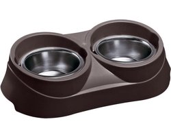 Ferplast Duo Feed 1 Voerbak - 38,5x20x9 cm - Assorti