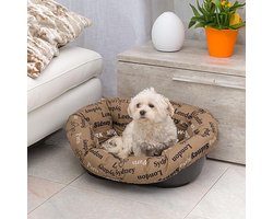 Ferplast hondenmand met kussen sofa 2 bruin - 52x39x21 cm