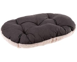 Ferplast Kussen Voor Honden en Katten - Gevoerd Pluche Hondenbed - 100 x 63 x h 13 cm