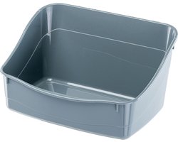 Ferplast L305 Konijnentoilet - 37 x 27 x 18.5 cm - Grijs / Zwart