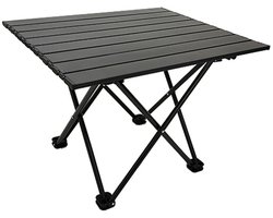Festival kampeertafel – Ultralichte aluminium draagbare tafel voor kamperen - Festival - backpacken - picknicken - strand, barbecueën – Compacte, lichtgewicht opvouwbare bijzettafel voor buiten, camper, vissen