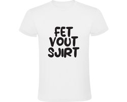 Fet Vout Heren T-shirt - fout - foute party - taal - leraar - nederlands - docent - meester - juf - gaaf - grappig - shirt