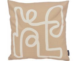 Feyo Abstract Kussenhoes | Katoen / Linnen | 45 x 45 cm