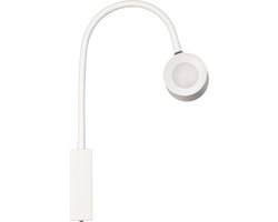 FHL Easy! - Wandlamp Magnetic - leeslamp/nachtlamp - Flexibele arm - IP54 - Instelbaar witte lichtkleur - Dimbaar - USB oplaadbaar - Wit
