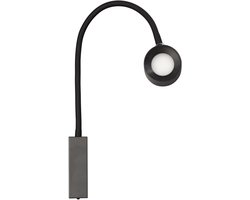 FHL Easy! - Wandlamp Magnetic - leeslamp/nachtlamp - Flexibele arm - IP54 - Instelbaar witte lichtkleur - Dimbaar - USB oplaadbaar - Zwart