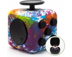 Fidget Cube "Graffiti" - Fidget - Kado - Fidget Toys - Duurzaam Speelgoed Vanaf 3 Jaar - Speelgoed Meisjes & Jongens - 8 Jaar - 9 Jaar - 10 Jaar - Anti Stress Speelgoed - Fidgets - Speelgoed 5 Jaar - Kinderspeelgoed - Speelgoed Voor In De Auto