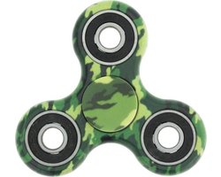 Fidget spinner 'Green Camo' - Langdurige spin - Hoogwaardig merk Hand spinner - Uniek design!