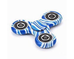 Fidget spinner 'Mixed Blue' - Langdurige spin - Hoogwaardig merk Hand spinner - Uniek design!