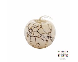 Fidrio - Lightening Collectie - Apple Appel - Glas - Mondgeblazen - Diameter 10 cm