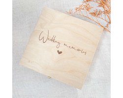 Fien & Feau - Bewaarkistje - Wedding memories - herinneringen