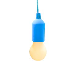 Fienosa LED Treklamp Blauw - Hanglamp - Camping lamp - Hanglamp Batterij - Nachtlamp Kinderen - Campinglampen - Tentlamp - Kampeerlamp - NIET INBEGREPEN aaa batterijen- Warm wit licht -Tuinverlichting - Feestverlichting