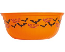 Fiestas Guirca - Halloween oranje schaal vleermuizen (27 cm)