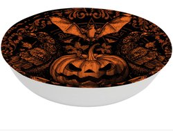 Fiestas Guirca - Halloween schaal gothic pumpkins - 32 x 6 cm
