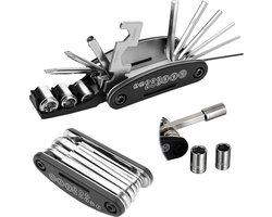 Fiets Inbus Multi tool 16 Delig - Alle Noodzakelijke Gereedschappen voor de Fiets - Praktisch