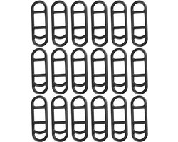 Fietsaccessoires - Siliconen banden - Stretch rubberen ringen - Zaklampen - Houder - Siliconen stuurhouder - Geschikt voor diverse apparaten - Set van 18 stuks
