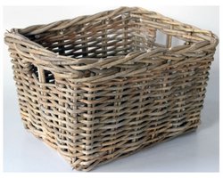 Fietsmand Rustic - rotan - 39 x 30 x 26 cm - voor transportfiets