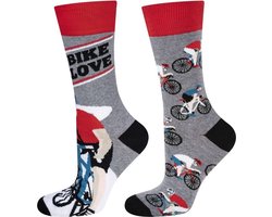 Fietssokken - Wielrennen - Mismatched - 2 Paar - Maat 40-45