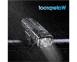Fietsverlichting Set - Verlichting Fiets - Veilig Fietsen - Smart Sensor - LED Display - Zwart