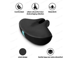 Fietszadel Philippe Sail Innovation 2, extra breed en ultiem zitcomfort voor pijnvrij fietsen, ontlast zitbotten, ergonomisch en stijlvol design