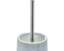 Figo Toiletborstel Ice | Lichtgrijs / Blauw | Stoneware