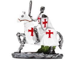 Figuur Ridder van de kruistochten Verdediger te paard (set)