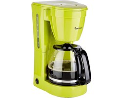Filterkoffiezetapparaat voor 12 koppen koffie - Glazen Kan - Groen - 800 Watt