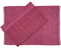 Fina placemat pioen - set van 4