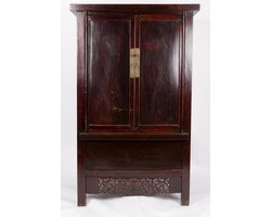 Fine Asianliving Antieke Chinese Bruidskast Yuwood Donkerbruin Chinese Meubels Oosterse Kast