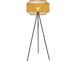 Fine Asianliving Bamboe Vloerlamp Naturel Handgemaakt - Dahlia D50xH163cm