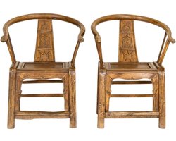 Fine Asianliving Begin 19e Eeuw Antieke Paar Chinese Armstoelen Handgesneden Chinese Meubels Oosterse Kast