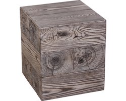 Fine Asianliving Bijzettafel Beton Imitatiehout - Clove D35xH44cm