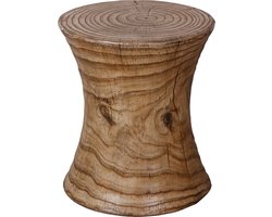 Fine Asianliving Bijzettafel Beton Imitatiehout - Seika D35xH44cm