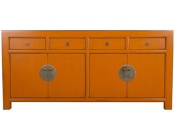 Fine Asianliving Chinese Dressoir Oranje Oasis - Orientique Collection B180xD40xH85cm Chinese Meubels Oosterse Kast