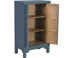 Fine Asianliving Chinese Kast Arctic Blauw Grijs - Orientique Collection B70xD40xH120cm Chinese Meubels Oosterse Kast