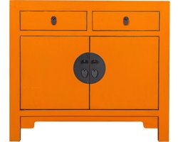Fine Asianliving Chinese Kast Oranje Oasis- Orientique Collectie B90xD40xH80cm Chinese Meubels Oosterse Kast