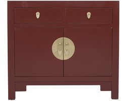 Fine Asianliving Chinese Kast Scarlet Rouge - Orientique Collectie B90xD40xH80cm Chinese Meubels Oosterse Kast