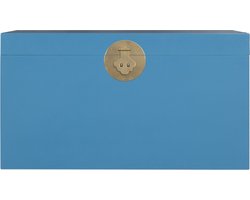 Fine Asianliving Chinese Kist Hemelsblauw - Orientique Collectie B90xD45xH50cm Chinese Meubels Oosterse Kast
