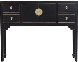 Fine Asianliving Chinese Sidetable Onyx Zwart - Orientique Collectie B100xD26xH80cm Chinese Meubels Oosterse Kast