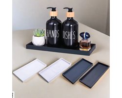 Fine Asianliving Decorative Dienblad Mangowood Handmade in Thailand White