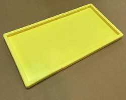 Fine Asianliving Decorative Dienblad Mangowood Handmade in Thailand Yellow