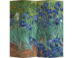 Fine Asianliving Kamerscherm B160xH180cm 4 Panelen Irissen Van Gogh